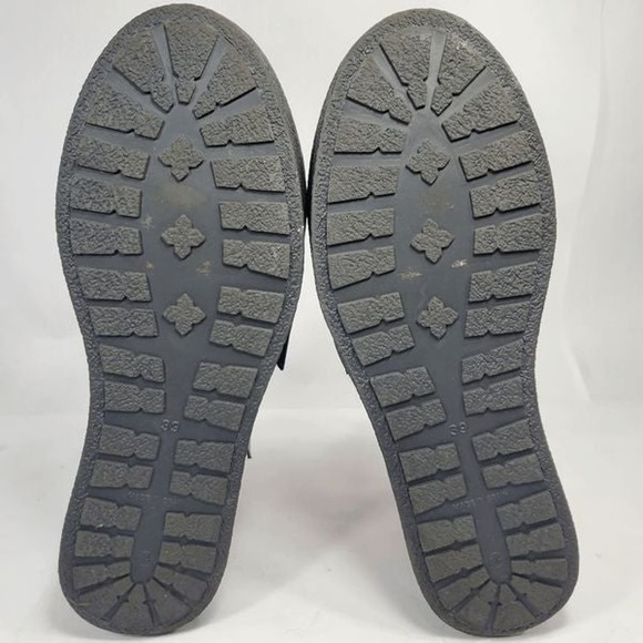 Free People Collection Cortina Red and Black Platform Ankle Boots Sz 39 US 8 - Picture 7 of 9